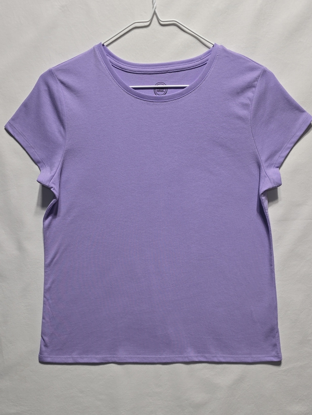 wonder nation - Kids Lavender Crewneck Short Sleeve Top